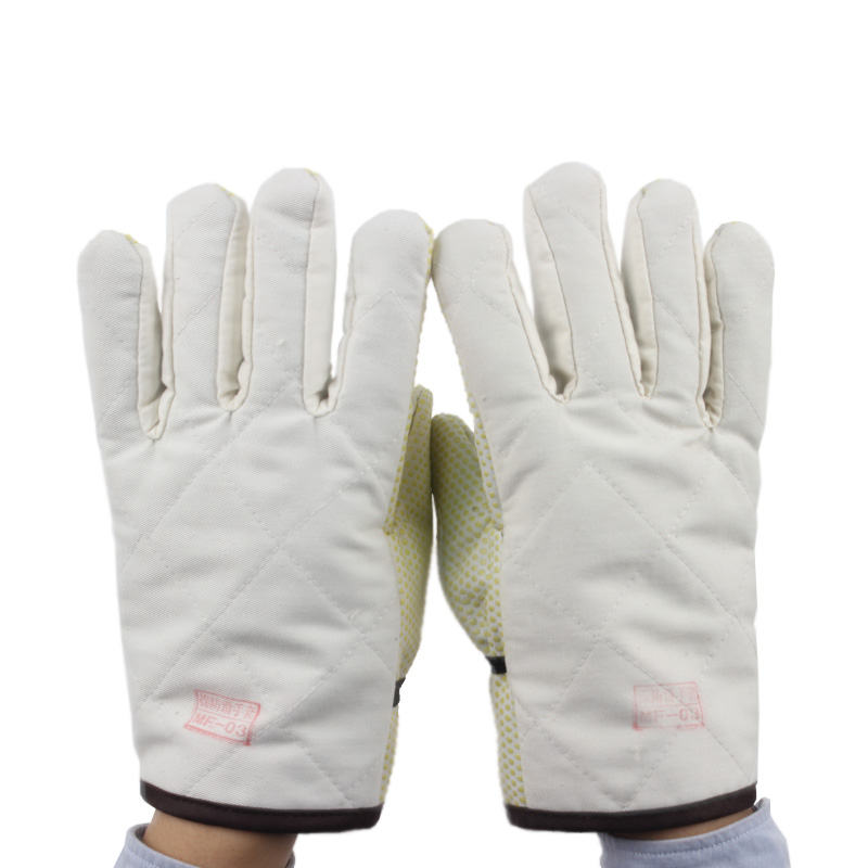 漂牌MF-03一等加厚棉帆布點塑手套圖片2