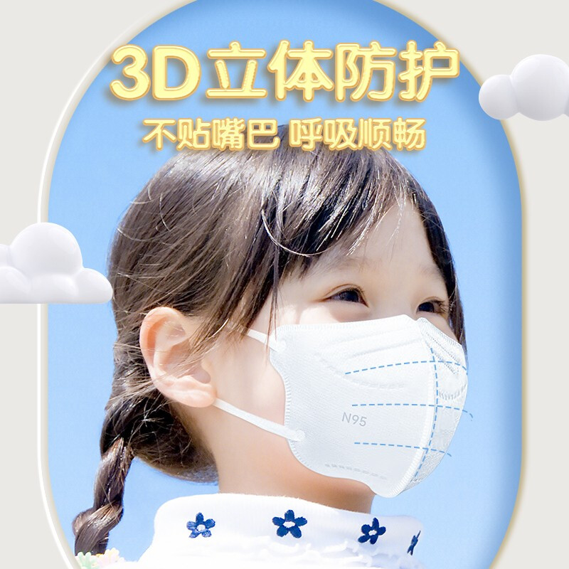 美仕康N95級滅菌醫(yī)用防護兒童口罩圖片1 美仕康N95級滅菌醫(yī)用防護兒童口罩圖片1
