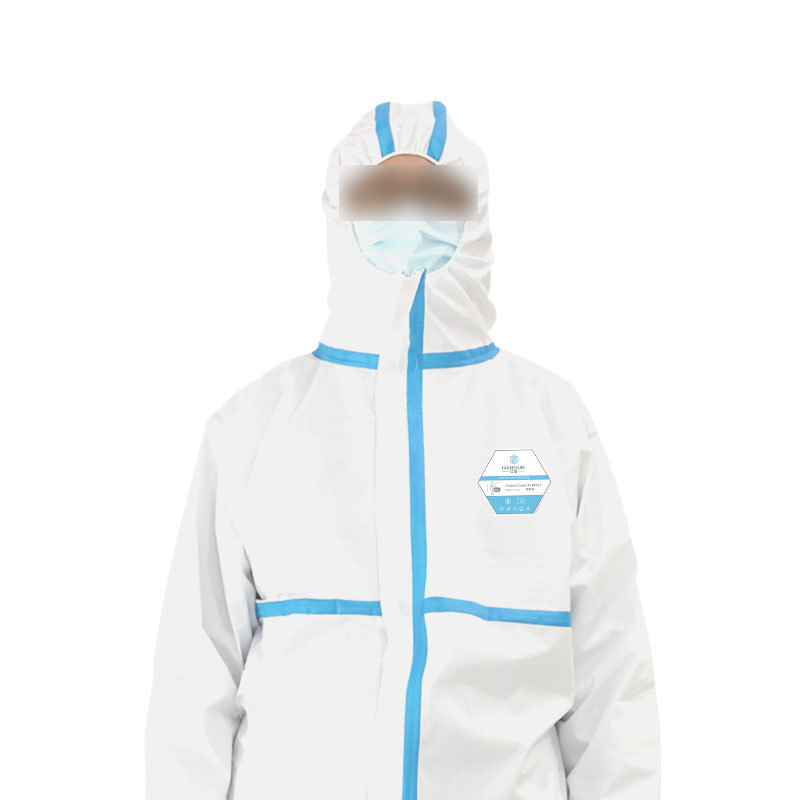 漢盾HD-BP616-1帶帽連體式膠條防護服圖片2 漢盾HD-BP616-1帶帽連體式膠條防護服圖片2