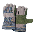 威特仕10-2806-M牛二層A級頸皮勞保手套