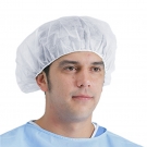 英科BC101002白色一次性無(wú)紡布圓帽