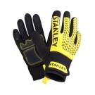 STANLEY史丹利ST5950手掌PVC菱紋加固機械防震手套 STANLEY史丹利ST5950手掌PVC菱紋加固機械防震手套