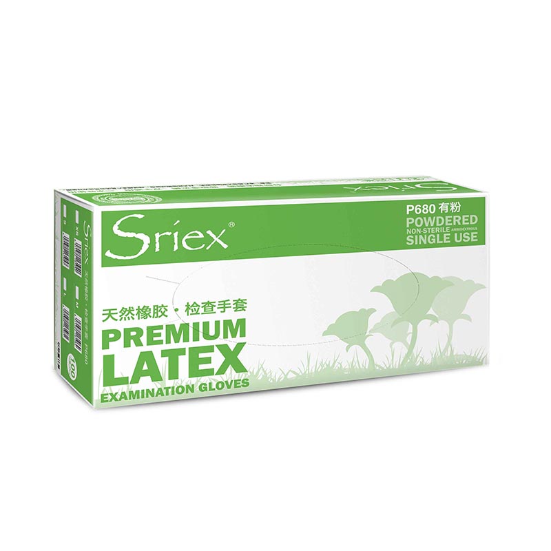 施?？礢riex P680天然乳膠檢查手套圖片