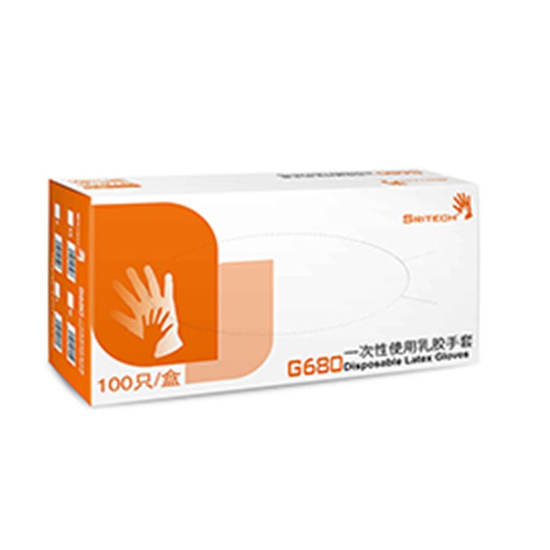 施?？礢RITECH G680天然乳膠一次性手套圖片
