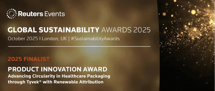 具有可再生屬性的Tyvek產品,入圍路透社全球可持續發展獎“產品創新獎”!
