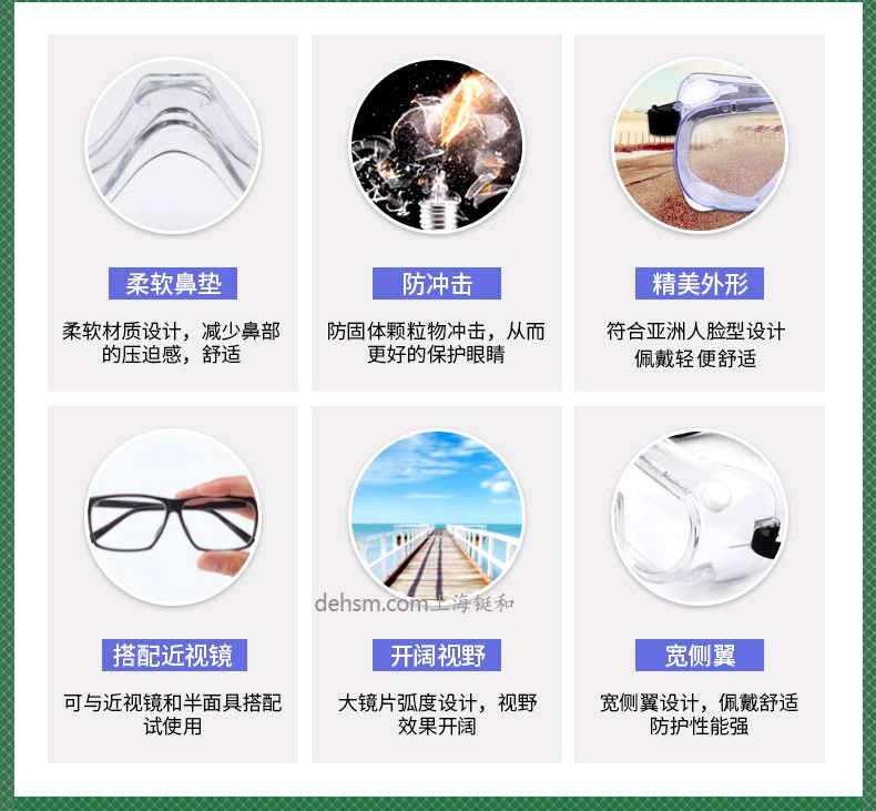 雷克蘭G1510護(hù)目鏡柔軟鼻墊，防沖擊，外形精美，寬側(cè)翼